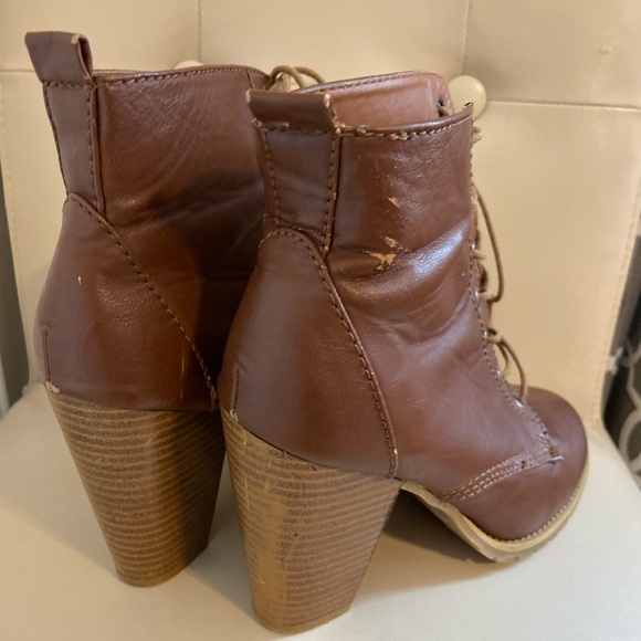 Vintage brown booties - Picture 3 of 4